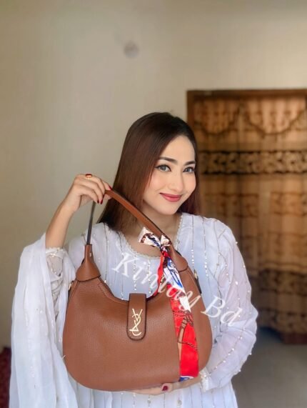 Ladies New Fashionable Handbag Women Stylish Crossbody Shoulder Bag (Brown))